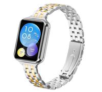 RuiRdot Watchband Compatibile con Mi Band 8 Pro, Cinturino in Metallo Braccialetto in Acciaio Inox Cinturino di Ricambio per Donne Uomini (R06)