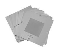 ruiruiNIE 10 / 27Pcs / Set 90x90mm Modello di stampini in Acciaio per Stencil per reballing BGA Universale Argento