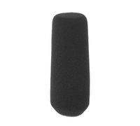 ruiruiNIE 12cm Schiuma Copertura Mic Microfono palmare Schermo Professionale intervista Microfono Copertura Spugna Manica Protettiva (Nero)