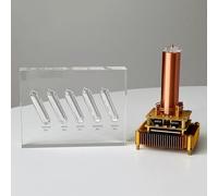 Ruiseawing 5pcs Tubo Gas Nobile, Campione di Gas Raro Sigillato, W/Interactive Tesla Bobina, Luce al Neon Tesla Bobina Dimostrazione Prop Scientifica Mostra