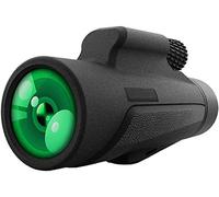Ruiseawing Binocolo portatile ad alta potenza, 10 x 42, telescopio monoculare compatto ad alta potenza, con lente a prisma BAK4, con adattatore per smartphone e treppiede, per bird watch all'aperto