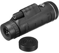 Ruiseawing Binocolo portatile ad alta potenza, 40 x 60, monoculare, compatto, con lente a prisma BAK4, con bussola, adattatore per smartphone e treppiede