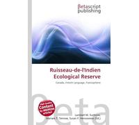 Ruisseau-de-l'Indien Ecological Reserve: Canada, French Language, Francophone