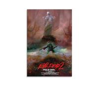 RUIST Poster con stampa artistica su tela, motivo: Evil Dead 2, 60 x 90 cm