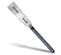 RUITOOL Sega a trazione giapponese da 25,4 cm, a doppio bordo, sega a mano Ryoba SK5, lama flessibile 10 e 18TPI taglio a filo, manico in plastica antiscivolo, sega per legno per la lavorazione del
