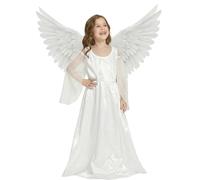 RUITOTP Costume di Angelo Bambin Costumi di Natale, Capodanno e Feste in Maschera - Ideale per Bambini e Bambine - Unisex - Bianco di Natale, Carnevale