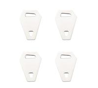 Ruiwaer 4pcs 1/4 Fotocamera 3/8 Chiave a Vite a Sgancio Rapido Argento Portatile One Slot Piastra Mano Multifunzione Universale A Sgancio Rapido Moneta Cacciavite Chiave Set di Strumenti Dito Chiave