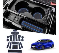 Ruiya Compatibile con Kia Ceed Proceed/XCeed GT Line (Automatico) 2018-2026 Tappetini Antiscivolo, PVC Tappetini in Gomma Tappetino Bracciolo Antiscivolo Interno Tappetini XCeed Accessori, Blu