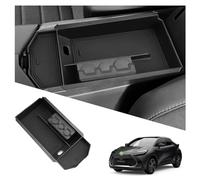 RUIYA Compatibile con Toyota C-HR 2024-2026 Braccioli Portaoggetti Organizer, Console Centrale Portaoggetti Consolle Braccioli Vano Contenitore Portaoggetti C-HR Accessori, Nero