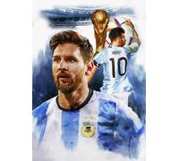 RUIYANMQ 1000 Pezzi Puzzle - Argentinian Soccer Player 10 Posters - Giocattolo Puzzle Personalizzato Per Adulti - Giochi Per Ridurre Lo Stress Familiare - Ex47Zx