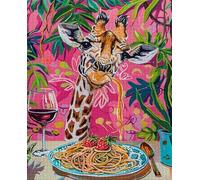 RUIYANMQ 1000 Pieces,Puzzle Colorato,Puzzle Irregolare Gifts ，Funny Animals Eating Food ，Giocattoli Educativi Per Adulti ，Giochi Di Memoria Cognitiva Per Anziani,Jigsaw Dx89Zp