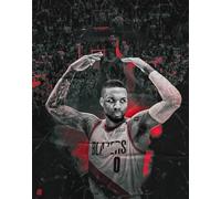 RUIYANMQ Basketball Player Damian Lillard Posters - 1000 Pezzi - Arte Puzzle - Giochi Di Memoria Per Adulti - Giocattoli Per Alleviare Lo Stress Familiare Gifts - Ex149Zx