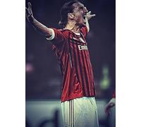 RUIYANMQ Puzzles 1000 Pezzi - Soccer Ibrahimovics Posters - Arte Puzzle - Giocattoli Personalizzati Per Adulti - Giocattoli Per Ridurre Lo Stress Familiare - Ex153Zx