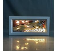 RuiYaZhuo Anime Luce Notturna Akechi Goro Figura per Camera Da Letto Decorazione Lampada Led Anime Atmosfera Lampada Da Tavolo