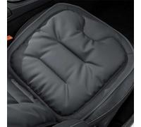 RuiYiL Cuscino per Sedile Auto per Audi Q5 2017-2022 Net Pockets on Both Sides,Protezioni Copriseggiolino Coprisedile Auto Anteriore Supporti lombari Comfort Cuscino Coprisedili,B/Black