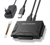 RUIZHI Adattatore da 5 Gbps USB 3.0 a IDE/SATA, adattatore disco rigido SATAHDD, convertitore SATA USB adattatore per cavo USB da 2,5/3,5 pollici, Windows 11/10/8/7/XP/Vista con cavo SATA