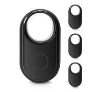 RUIZHI Android Smart Tag - Air Tracker compatibile con Google Il mio dispositivo Trova APP, IP67, solo Android, per bagagli, bicicletta, passaporti, valigia, nero, confezione da 4