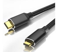 RUIZHI Cavo da USB C a Micro HDMI, 1,8 m, in nylon intrecciato, 4K a 60 Hz/2K a 120 Hz da USB-C a micro HDMI per display portatili, tablet, schede grafiche, mini proiettori, non bidirezionale