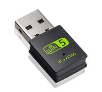 RUIZHI Chiavetta WiFi USB 600Mbps Adattatori Bluetooth 4.2 Dongle 2.4GHz 5.8GHz Scheda per PC portatile Windows 11/10/8/8.1/7/XP, Mac 10.9-10.15