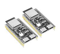 RUIZHI con ESP32 S3 ESP32-S3 DevKitC-1-N16R8 Scheda di sviluppo con Doppia interfaccia Type-C e 2,4-GHz WLAN Bluetooth 5.0 Saldatura Compatibile con Arduino(2 Piezas)