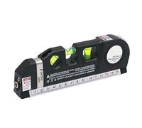 RUIZHI Livella Laser, Livello Righello Livelli Laser Multiuso con 2.5M Righello Standard e Metrico