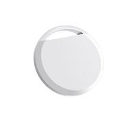 RUIZHI Smart Tag Compatibile con l'app Dov'è, Localizzatore Solo iOS, Smart Localizzatore per Bagagli, Bici, Chiavi, Localizzatore Air Bluetooth, Bianco, 1 Confezione