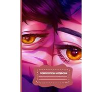 Rujinu Composition Notebook: 120 Wide Ruled Pages | 6x9 Inches | Cute Fan Art Notebook Featuring Jinu x Rumi From K-Pop’s De-mons Hunters | For Adults & Teens
