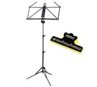 Ruka 37855 - Leggio ultraleggero in alluminio, con clip keepdrum