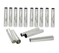 rukauf Cannoli Scoiattolo Stampo Set di 15 Lunghezza 10 cm Tradizionale Molds Cannoli Form Tubes Forma per Cannoli