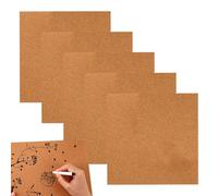 Rukjmqi Bacheca in sughero per la parete, 6 sottobicchieri rettangolari autoadesivi, decorazione per ufficio, bacheca e camere, per soggiorno, camera da, cucina, cameretta dei bambini, foto e