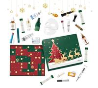 Rukjmqi Calendario 'Avvento Per La Cura Del Viso - Kit Nebulizzatore Viso A 24-Giorni Conto Alla Rovescia Per Natale,Trattamento Idratazione Profonda E Riparazione Per Donne | Per Appuntamenti