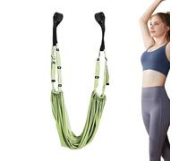 Rukjmqi Corda yoga aerea, altalena yoga aerea | Attrezzatura per lo stretching con ancoraggio per porta | Allenamento diviso, cinghia per allungamento delle gambe per palestra Fitness Forte