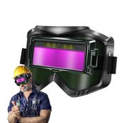 Rukjmqi Occhiali Da Saldatura Con Oscuramento Automatico | Protezione Oculare Ampia Gamma Di Ombreggiature | Protezione Ottica Confortevole Per Appassionati E Operatori