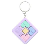 Rukjmqi Piccoli giochi di memoria Giocattoli | Giocattolo del gioco di puzzle di allenamento della memoria portatile alimentato a batteria,Ciondoli portachiavi portatili per bambini, bambini, ragazzi,