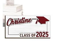 Rukjmqi Porta Soldi per Laurea 2025, Portafoglio In Legno Con Scomparti Per Contanti, Organizzatore a Doppio Strato Multifunzionale Eleganti per Adulti Bambini Amici Ragazzi