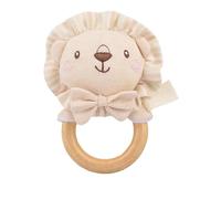 Rukjmqi Sonaglio Morbido Peluche per | Sonaglio Sensoriale Morbido con Animali,Forme Di Elefante Orso Coniglio Leone Con Maniglia Morbida Per Bambini E Prima Infanzia