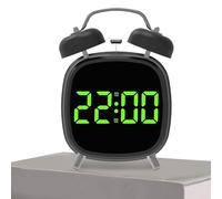 Rukjmqi Sveglia Per Chi Dorme Profondamente,Sveglie Digitali Ad Alta Voce | Timer Portatile con Luce LED per Viaggi | Per Camera da Cucina Asilo Casa e Esterno