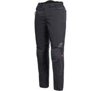 Rukka 4Roads Pantaloni tessili moto, nero/nero, Taglia Long 52
