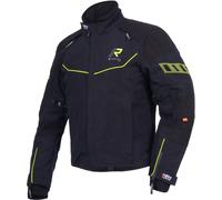 Rukka Armagate Giacca tessile moto, nero/giallo, Taglia 58