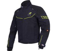 Rukka Armagate Giacca tessile moto, nero/giallo, Taglia 62