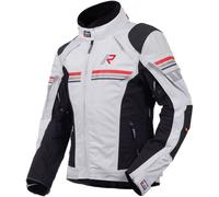 Rukka Armatou-R Giacca tessile moto, grigio/rosso, Taglia 50