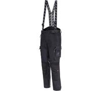 Rukka Ecuado-R Pantaloni tessili moto, nero/nero, Taglia 66