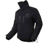 Rukka Flexorina Giacca tessile impermeabile per motociclette, nero-grigio, taglia 44 per donne