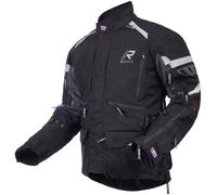 Rukka Madagasca-R Giacca tessile moto, nero-grigio, taglia 52 per maschi
