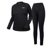 Rukka Markerina Set di Biancheria Intima Funzionale da Donna, Nero, 42