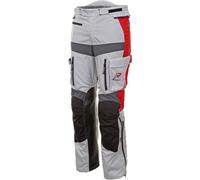 Rukka Offlane Pantaloni tessili da moto, grigio/rosso, Taglia 58
