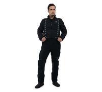 Rukka Pant. tess. uomo Rapto-R Pantaloni da uomo in tessuto nero, taglia 48