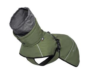 Rukka Pets Warmup 2.0 Giacca per Cani Verde Oliva,Vento & Impermeabile,Custodia