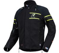 Rukka Raptor-R Giacca tessile moto, nero-giallo, taglia 48