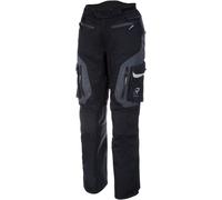 Rukka Rimorina Pantaloni tessili moto da donna, nero/grigio, Taglia 34